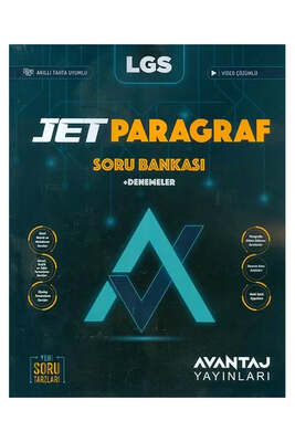 Avantaj Yayınları LGS Jet Paragraf Soru Bankası +Denemeler - 1