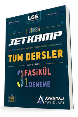 Avantaj Yayınları LGS Jet Kamp Tüm Dersler Soru Bankası - 1