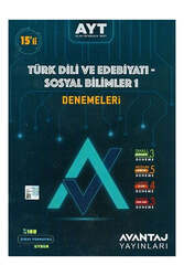 Avantaj Yayınları - Avantaj Yayınları AYT Türk Dili ve Edebiyatı Sosyal Bilimler 1 15 Deneme