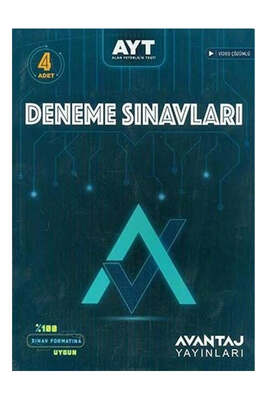 Avantaj Yayınları AYT 4 lü Deneme Sınavları - 1