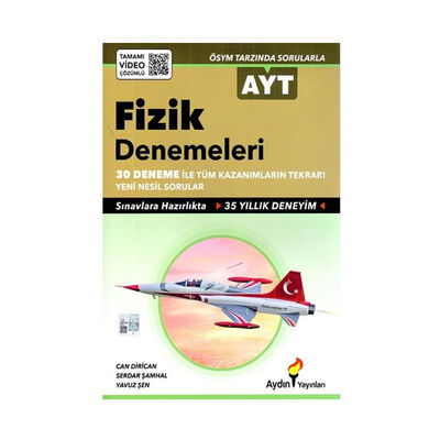 Aydın Yayınları AYT Fizik 30 lu Denemeleri - 1