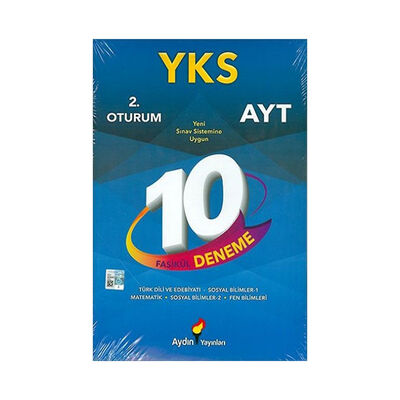 ​Aydın Yayınları AYT 10'lu Deneme - 1