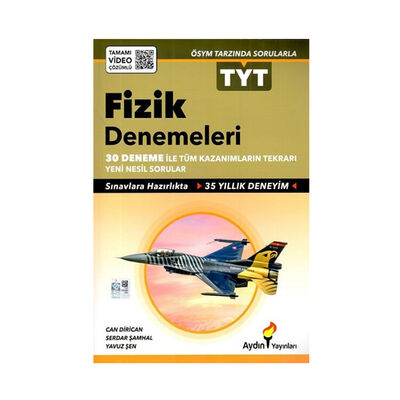 Aydın Yayınları TYT Fizik Denemeleri - 1