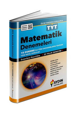 Aydın Yayınları 2021 TYT Matematik 10 Deneme - 1