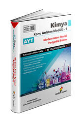 Aydın Yayınları - Aydın Yayınları YKS AYT Kimya Konu Anlatım Modülü-1 (Modern Atom Teorisi-Periyodik Cetvel)