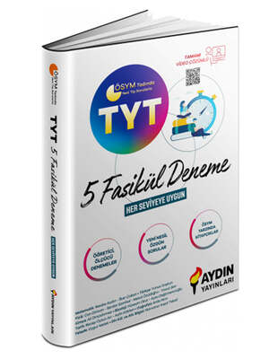 Aydın Yayınları TYT 5 Fasikül Deneme - 1