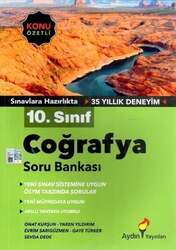 Aydın Yayınları - Aydın Yayınları 10. Sınıf Coğrafya Soru Bankası