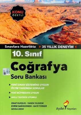 Aydın Yayınları 10. Sınıf Coğrafya Soru Bankası - 1