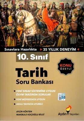 Aydın Yayınları 10. Sınıf Tarih Soru Bankası - 1