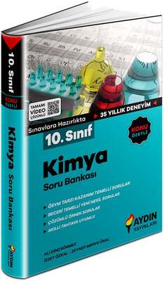 Aydın Yayınları 10. Sınıf Kimya Soru Bankası - 1