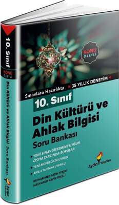 Aydın Yayınları 10. Sınıf Din Kültürü ve Ahlak Bilgisi Konu Özetli Soru Bankası - 1