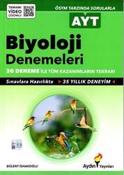 Aydın Yayınları - Aydın Yayınları 2022 AYT Biyoloji 30 lu Denemeleri