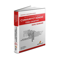 Aydın Yayınları - Aydın Yayınları Cumhuriyet Dönemi Türk Edebiyatı Soru Bankası