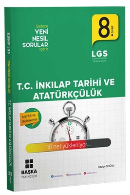 Başka Yayınları 8. Sınıf T.C. İnkılap Tarihi ve Atatürkçülük Yeni Nesil Soru Bankası - 1