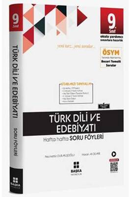 Başka Yayıncılık 9. Sınıf Türk Dili ve Edebiyatı Hafta Hafta Soru Föyleri - 1