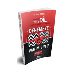 Benim Hocam Yayıncılık - Benim Hocam Yayınları YKSDİL 5 Deneme Sınavı ve Video Çözümleri Efa Serisi