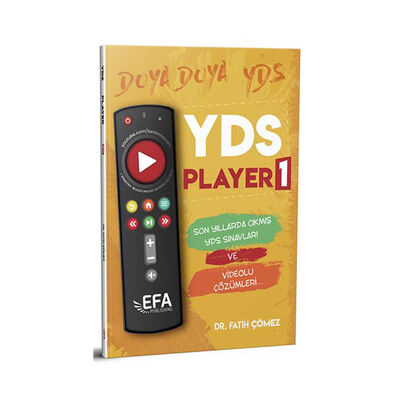 Benim Hocam Yayınları YDS Player 1 Son Yıllarda Çıkmış YDS Sınavları ve Çözümleri EFA Serisi - 1