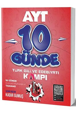 Benim Hocam Yayınları AYT Türk Dili ve Edebiyatı 10 Günde Kamp Defteri - 1