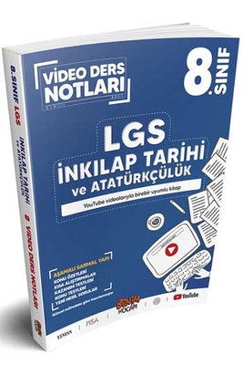 Benim Hocam Yayınları LGS 8.Sınıf İnkılap Tarihi ve Atatürkçülük Video Ders Notları - 1
