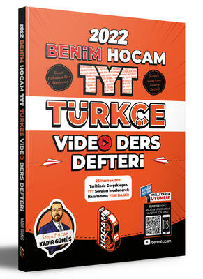 2022 TYT Türkçe Video Ders Defteri Benim Hocam Yayınları - 1