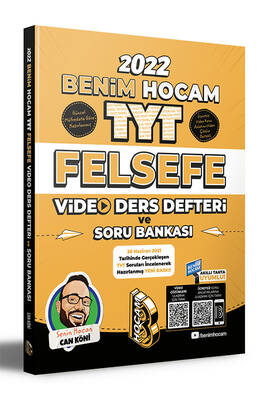 Benim Hocam Yayınları 2022 TYT Felsefe Video Ders Defteri ve Soru Bankası - 1