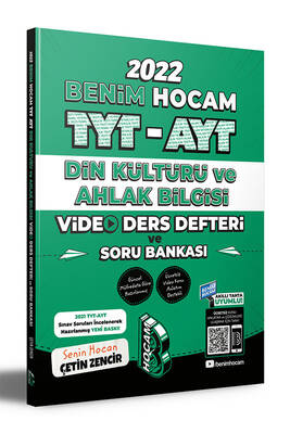 Benim Hocam Yayınları 2022 TYT AYT Din Kültürü Video Ders Defteri ve Soru Bankası - 1