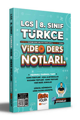 Benim Hocam Yayınları 2022 LGS 8.Sınıf Türkçe Video Ders Notları - 1