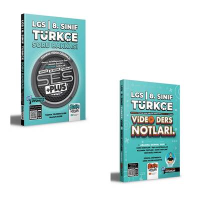 Benim Hocam Yayınları 2022 LGS 8.Sınıf Türkçe Soru Bankası ve Video Ders Notları Seti - 1