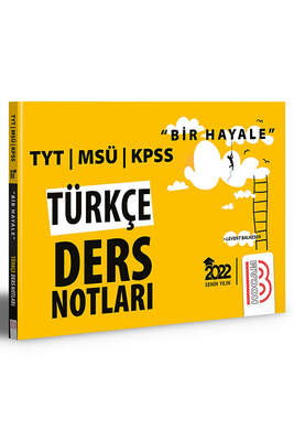 Benim Hocam Yayınları 2022 Bir Hayale Serisi TYT - KPSS - MSÜ Türkçe Ders Notları - 1