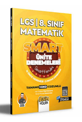 Benim Hocam Yayınları LGS 8. Sınıf Smart Matematik Deneme Sınavları - 1