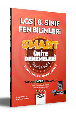 Benim Hocam Yayınları LGS 8. Sınıf Smart Fen Bilimleri Deneme Sınavları - 1