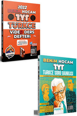 Benim Hocam Yayınları 2022 TYT Türkçe Video Ders Defteri ve Soru Bankası Seti - 1