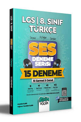 Benim Hocam Yayınları LGS 8.Sınıf Türkçe SES Deneme Serisi 15 Deneme - 1