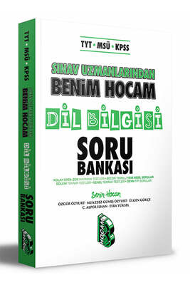Benim Hocam Yayınları TYT - MSÜ - KPSS Sınav Uzmanlarından Dil Bilgisi Soru Bankası - 1