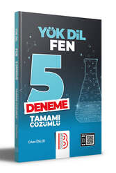 Benim Hocam Yayıncılık - Benim Hocam Yayınları YÖKDİL Fen Tamamı Çözümlü 5 Deneme