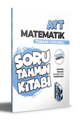 Benim Hocam Yayınları 2022 AYT Matematik Konu Özetli ve Tamamı Çözümlü Soru Tahmin Kitabı - 1
