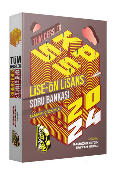 Benim Hocam Yayınları 2024 KPSS Lise Ön Lisans Tüm Dersler Tamamı Çözümlü Soru Bankası - 1