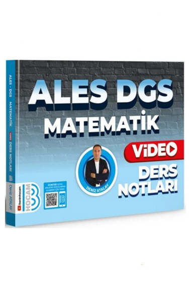 Benim Hocam Yayınları 2024 ALES DGS Matematik Video Ders Notları (Deniz Atalay) - 1