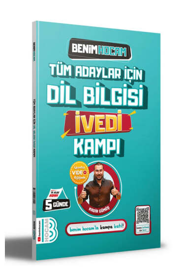 Benim Hocam Yayınları 2024 Tüm Adaylar İçin Dil Bilgisi İvedi Kampı - 1