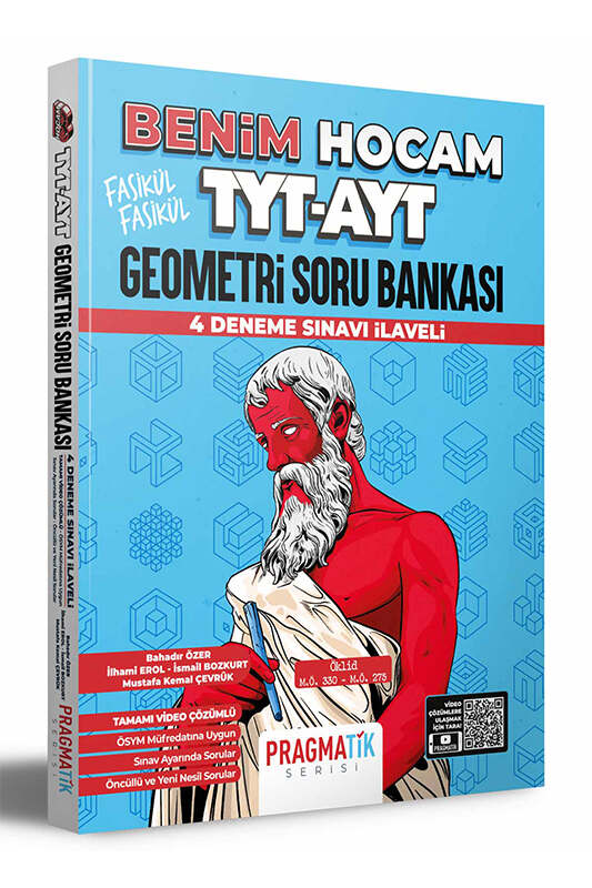 Benim Hocam Yayınları 2022 TYT - AYT Geometri Soru Bankası 4 Deneme Sınavı İlaveli Pragmatik Serisi 
