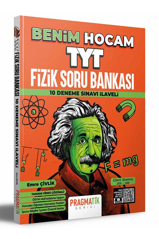 Benim Hocam Yayınları TYT Fizik Soru Bankası 10 Deneme Sınavı İlaveli Pragmatik Serisi