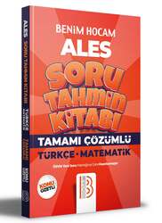 Benim Hocam Yayıncılık - Benim Hocam Yayınları 2022 ALES Türkçe - Matematik Tamamı Çözümlü Soru Tahmin Kitabı