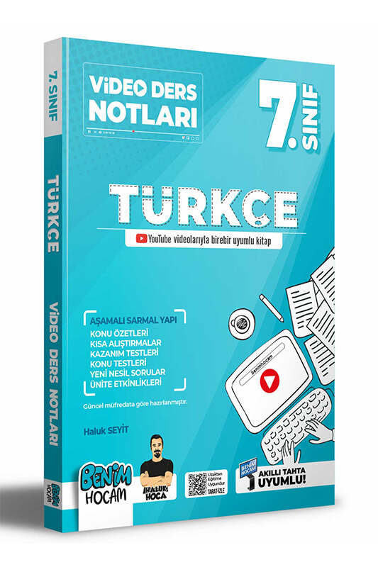 Benim Hocam Yayınları 7.Sınıf Türkçe Video Ders Notları Konu Anlatımı