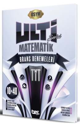 Bes Yayınları TYT Matematik Ulti Serisi 10 x 40 Branş Denemeleri - 1