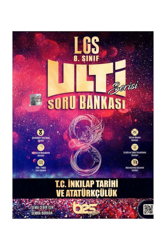 Bes Yayınları 8. Sınıf LGS T.C. İnkılap Tarihi ve Atatürkçülük Ulti Serisi Soru Bankası