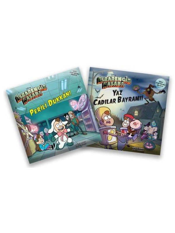 Beta Kids Disney Esrarengiz Kasaba Çıkartmalı Hikaye Seti - 2 Kitap Takım