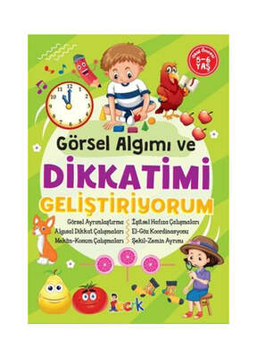 Bıcırık Yayınları Görsel Algımı ve Dikkatimi Geliştiriyorum - 1