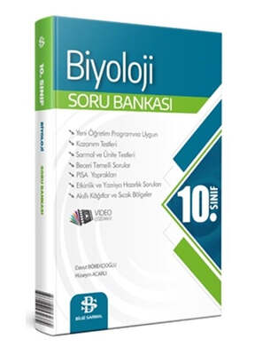 Bilgi Sarmal Yayınları 10. Sınıf Biyoloji Soru Bankası - 1