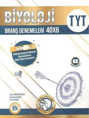 Bilgi Sarmal Yayınları 2023 TYT Biyoloji 40 x 6 Branş Denemeleri - 1