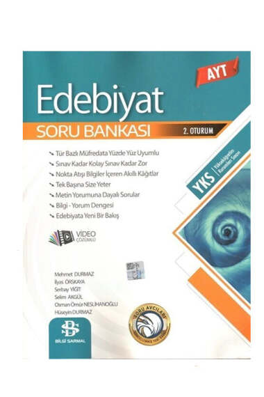 Bilgi Sarmal Yayınları 2024 AYT Edebiyat Soru Bankası - 1